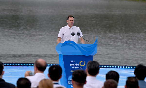 世界赛联主席:感谢组委会卓越工作,赛艇在中国有璀璨未来 世界赛联主席:感谢组委会卓越工作,赛艇在中国有璀璨未来